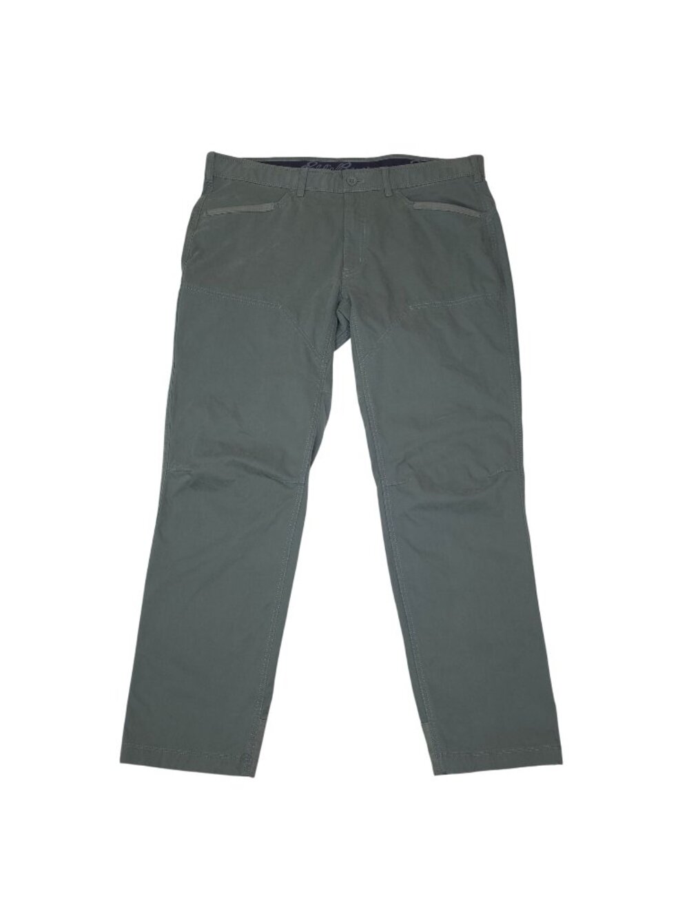 Eddie Bauer Mens Green Outdoor Hiking Pants 38x32 Stretch Durable Work Tech